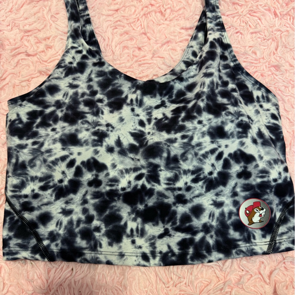 Black and White Tie-Dye Bandana
